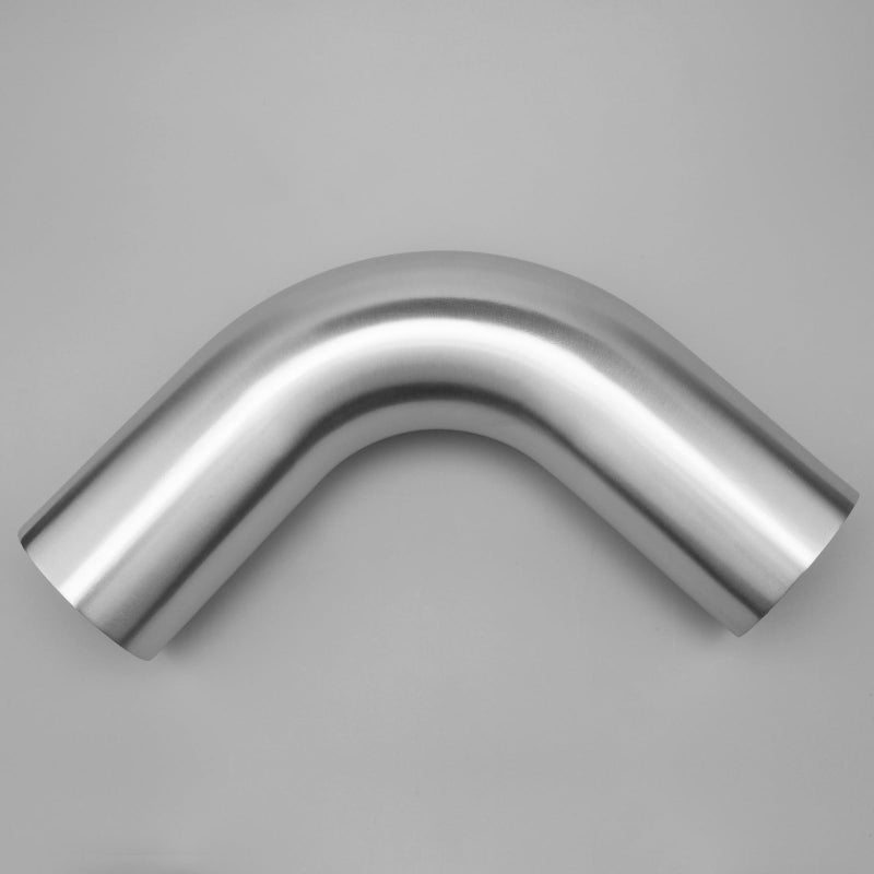 AC PERFORMANCE 3" (76mm) OD 90 Degree Aluminum Elbow Intercooler Pipe Air Intake Tube, 1.3D Radius, Brushed Finish - Image 4